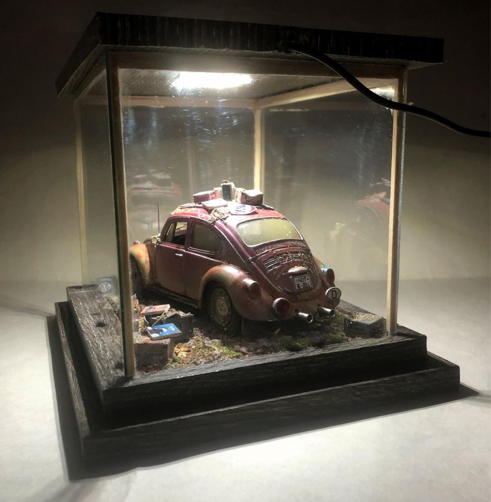 Vand diorama 1:24 VW Beetle 1969 Maisto