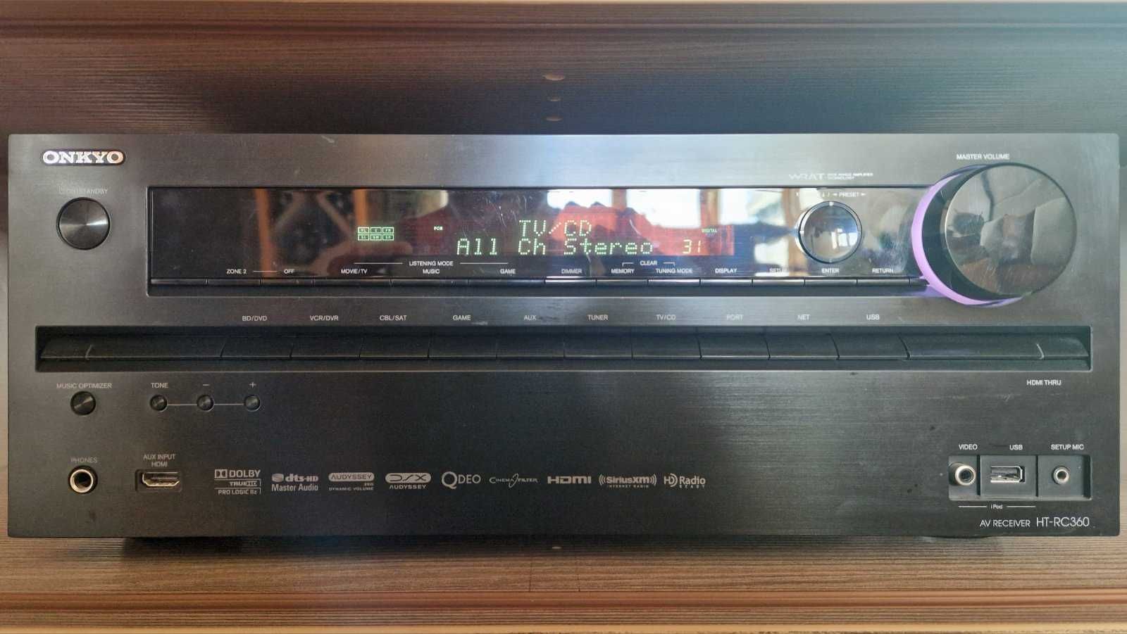 AV RECEIVER ONKYO HT - RC360(7.2 channels) x 100w