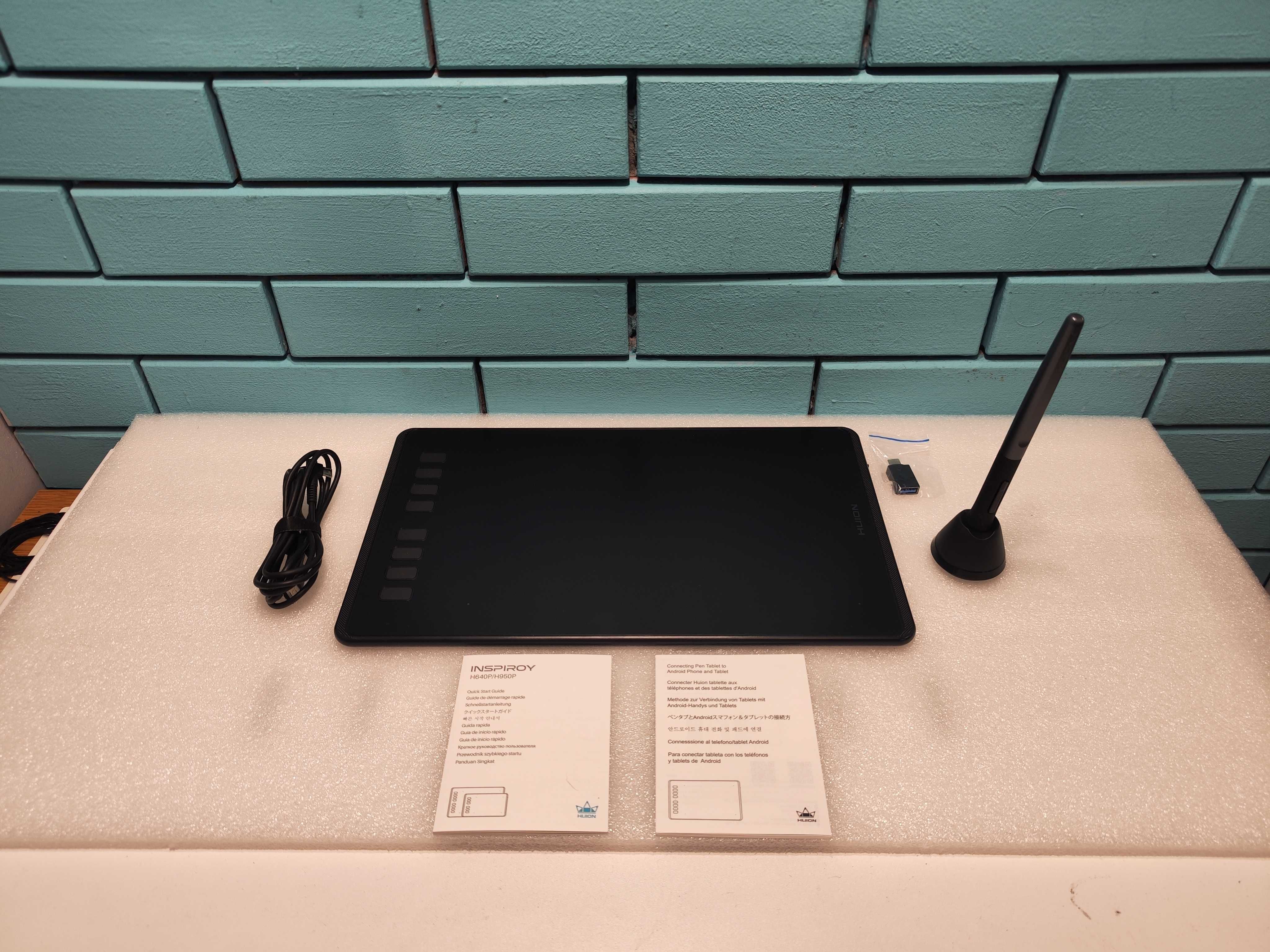 HUION Inspiroy H640P графичен таблет 6x4" със стилус 8192 нива