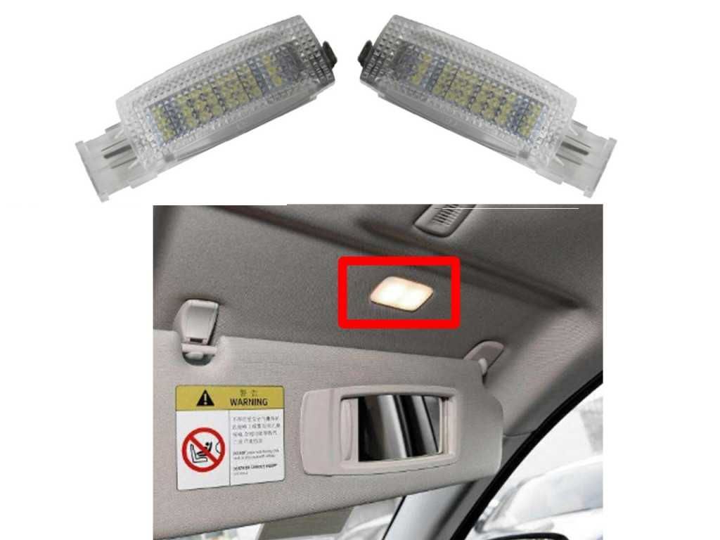 LED Крушки за сенник за VW, Skoda, Seat / Фолсваген, Шкода, Сеат