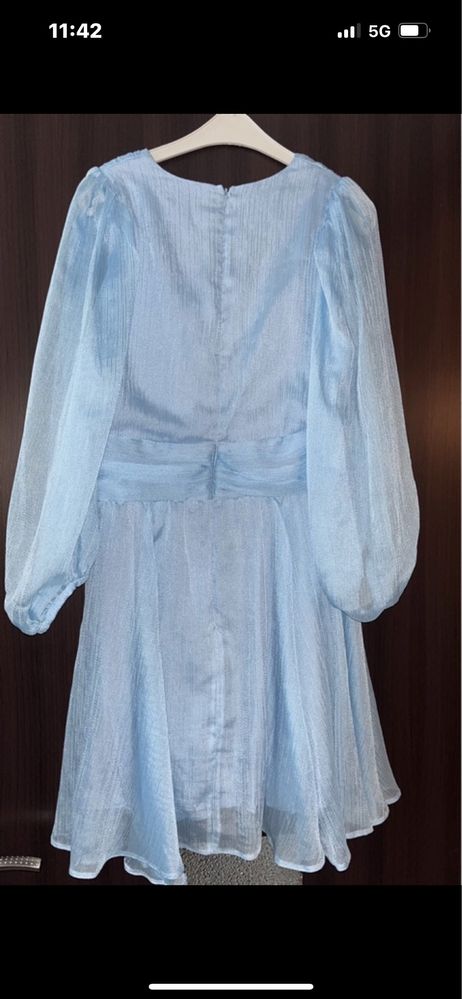 Rochie scurta baby blue