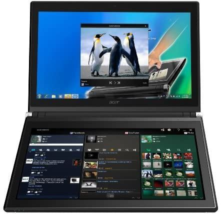 Laptop Acer iconia dual screen
