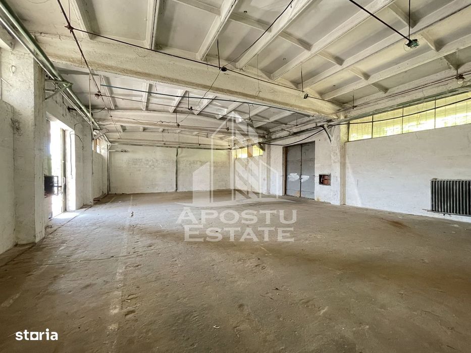 Hala depozitare sau productie cu rampa beton, 280 mp, Zona Buziasului