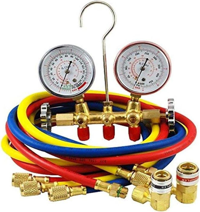 Set Testare AC,Aer Conditionat,Manometre,Verificare,Incarcare Freon
