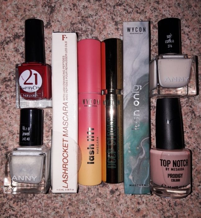 Новая Тушь для ресниц помада лак косметика