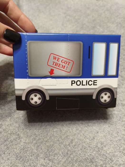 Șosete Rainbow Socks model Mașină de Poliție – 2 perechi, mărime 41-46