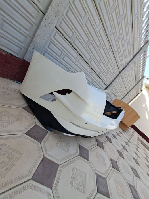 Зад бампер Киа К5 2021г белый цвет