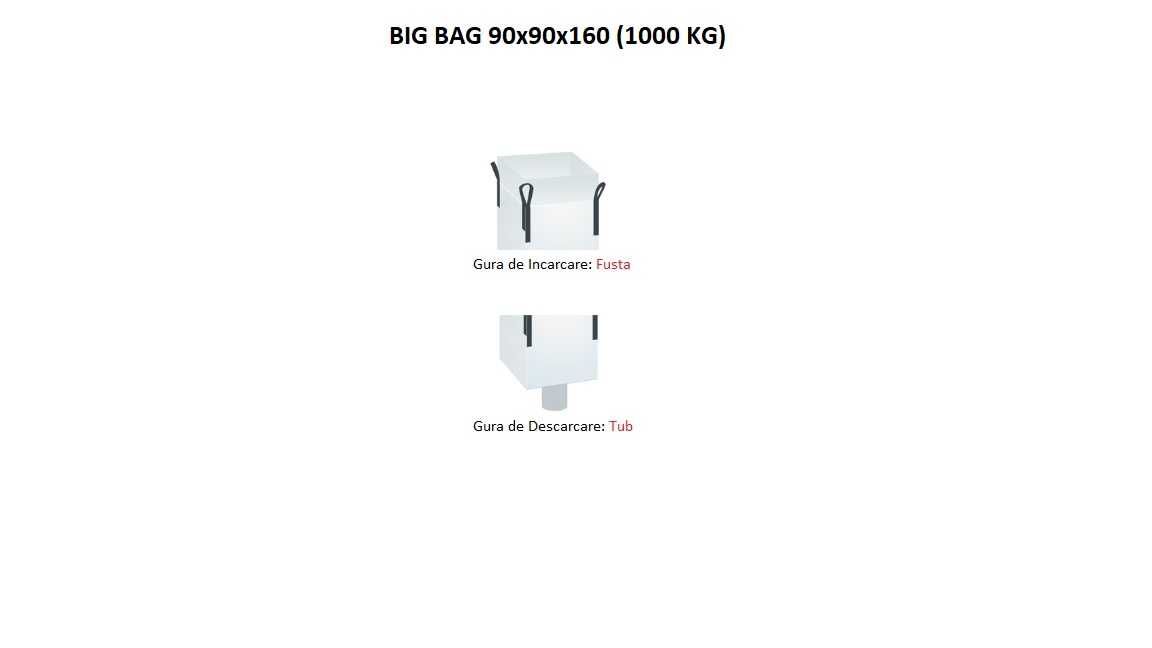 Saci Rafie Big Bag 90x90x160 (1000 KG) - NOU