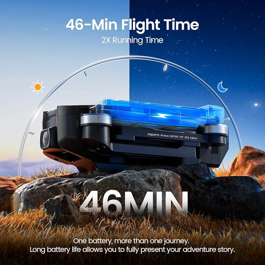 Дрон Holy Stone HS720E с 4K камера за възрастни, вградено дистанционно