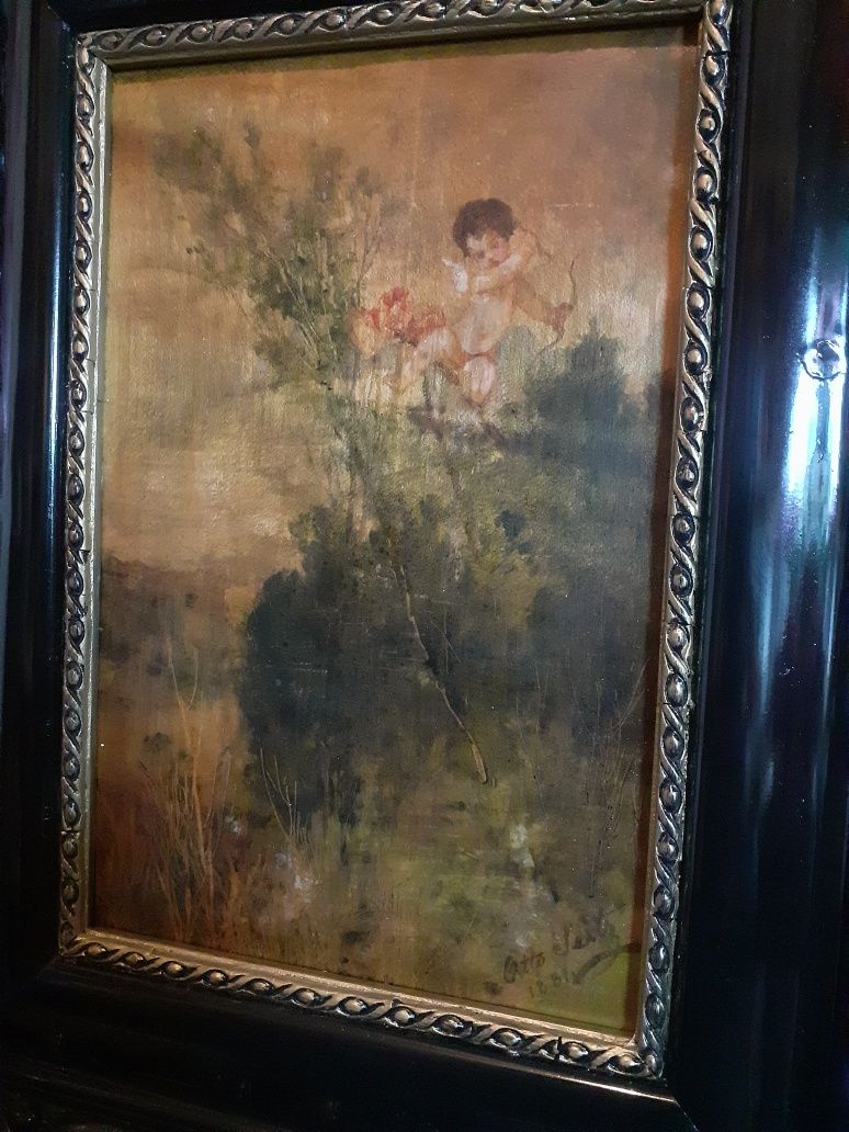 Tablou pictura veche 1881