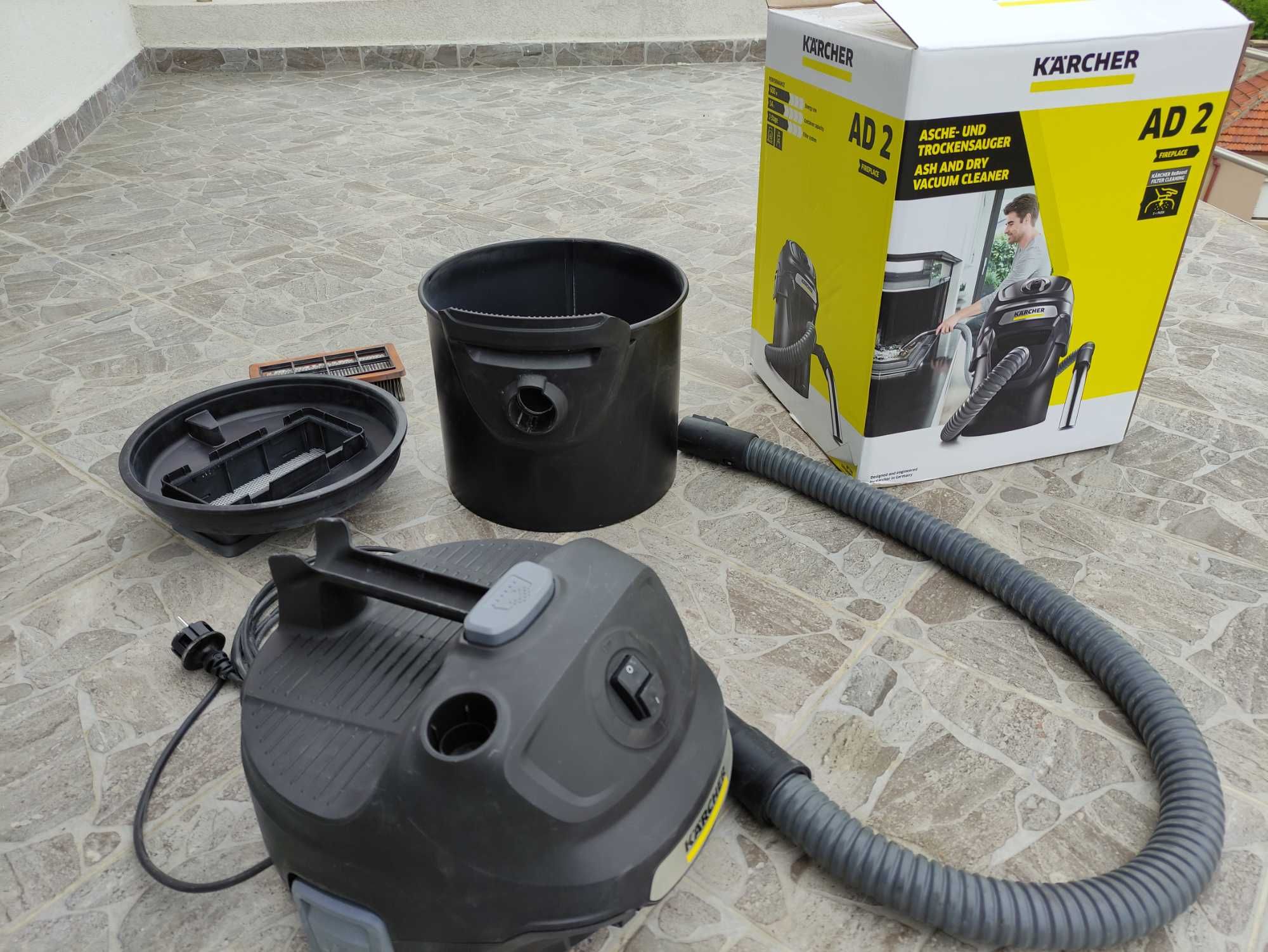 Прахосмукачка за почистване на пепел - KARCHER