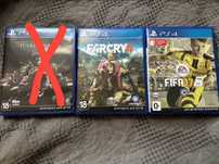 Продаются диски "fifa 17" "Подземелье: Тени войны" "Far Cry 4"  на ps4