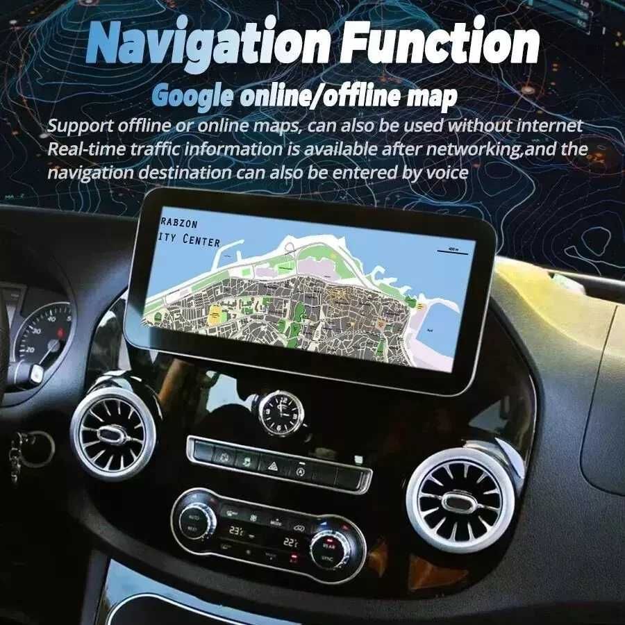 Мултимедия за Mercedes Benz Vito навигация Android  плеър VITO 12.3"