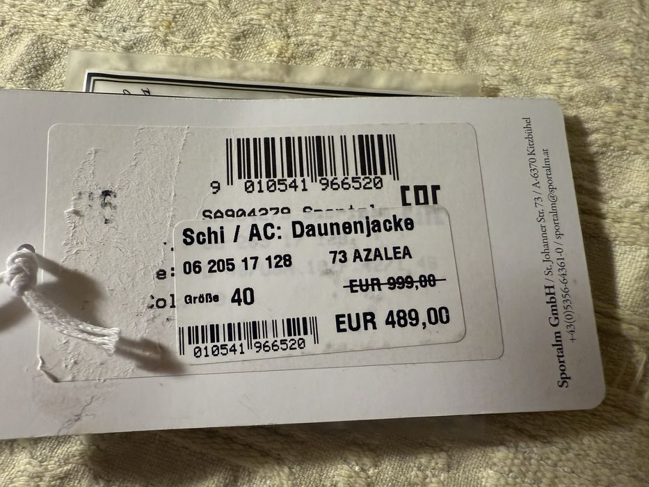 Geaca dama puf Sportalm , marimea 40
