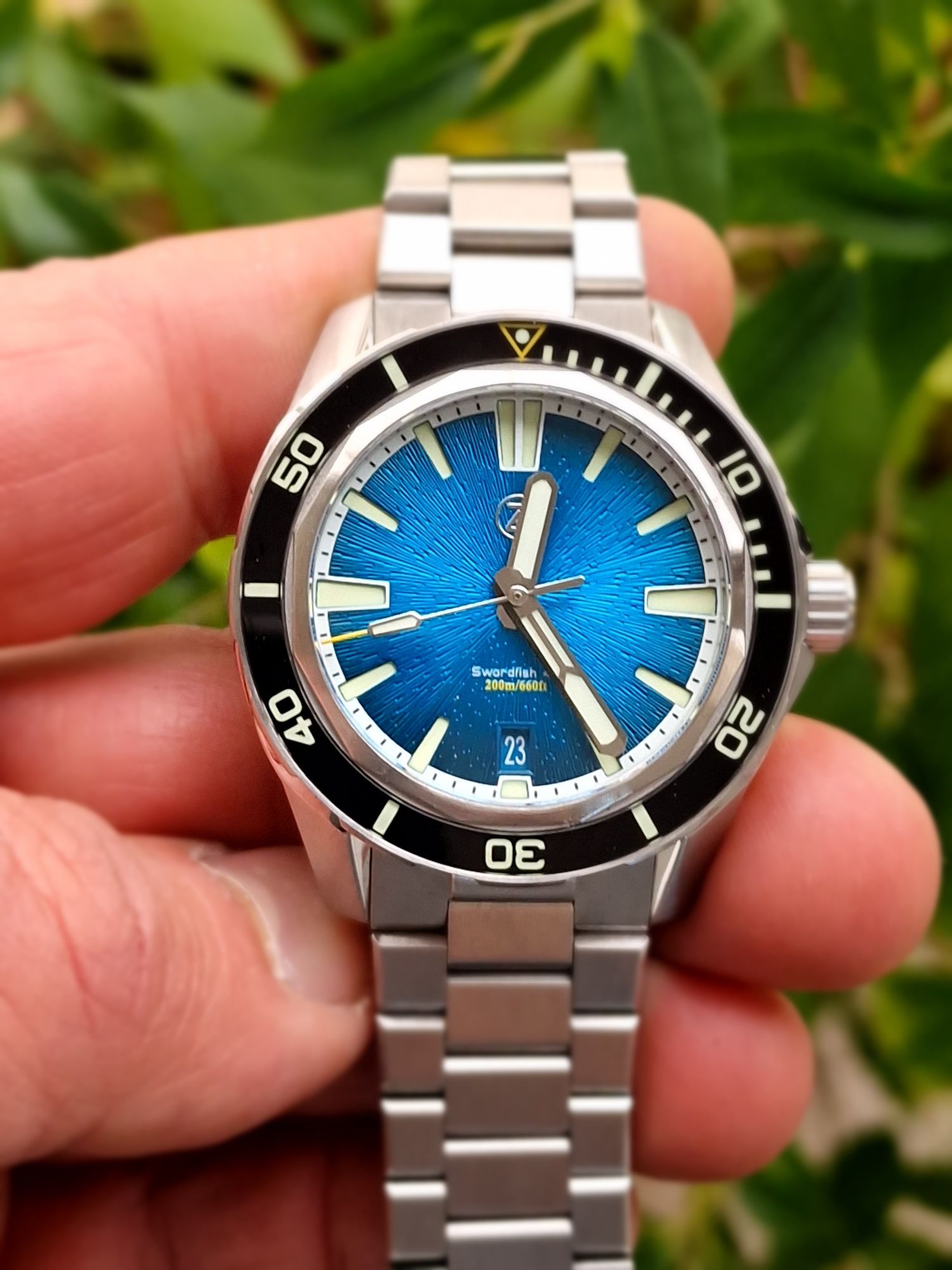 Zelos Swordfish SS Teal  40mm  diver