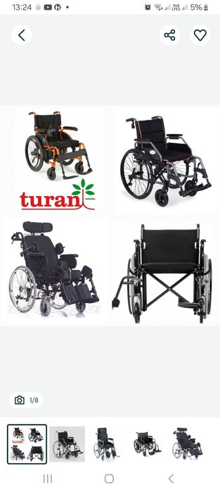 Инвалидный коляска новый