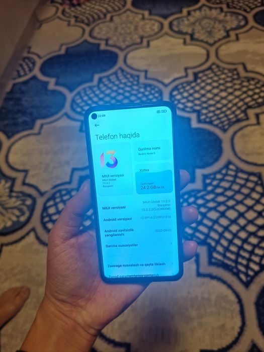 Redmi not 9 64gb sotiladi
