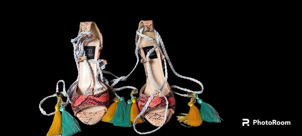 Sandale noi Mineli piele