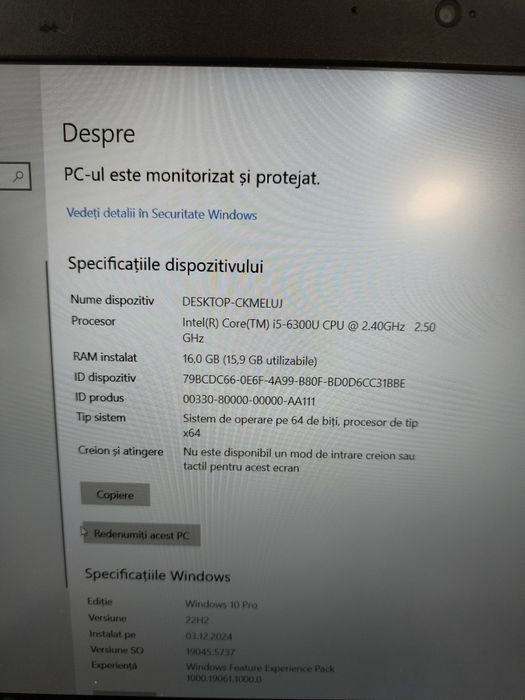 Lenovo ThinkPad L570 Amanet BKG