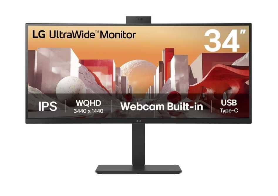 Monitor IPS LED LG 34" 34BA85QE-B, 4K HDMI, DisplayPort, Ecran curbat