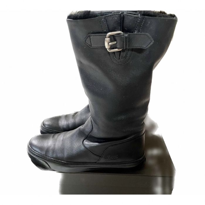 Gucci authentic Leather fur boots