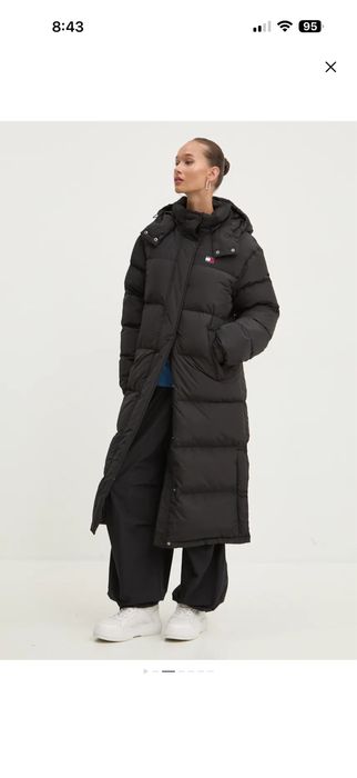 Пухено зимно яке Tommy jeans
