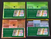 Образователни комплекти пари с различни висококачествени банкноти.