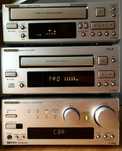 Onkyo Hi Fi Tuner amplifier, CD Player, Kassetten Deck. Стерео уредба.