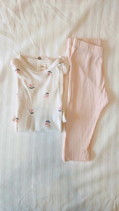 Лот зимни бебешки дрешки HM, Zara, Mark&Spencer, 2-6 месеца