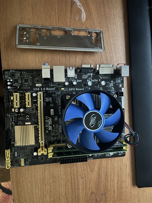 Продам процессор core i3 4160 +материнскую плату