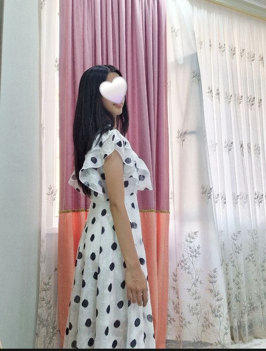 Платье с горошкой