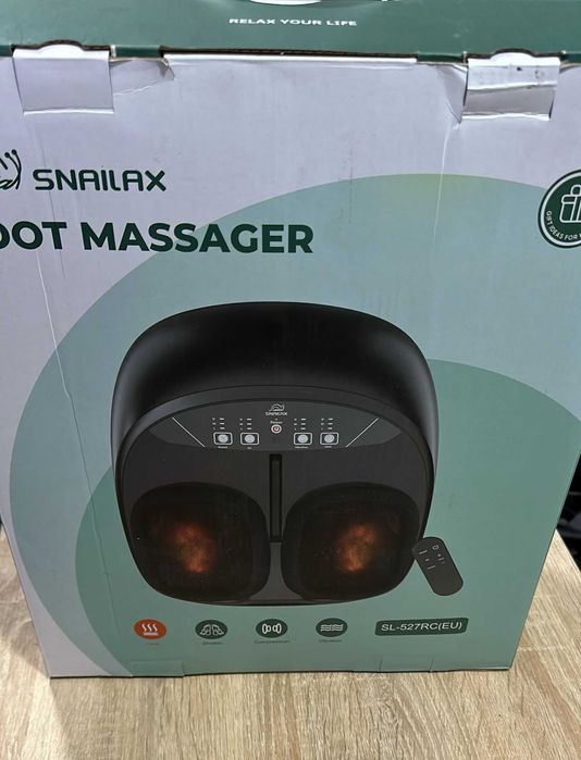 Aparat de masaj pentru picioare cu căldură Snailax SL-527RC