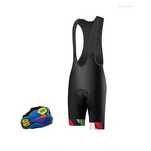 Pantaloni Salopeta ciclism,Strava,Barbati,Negri,Marime XL