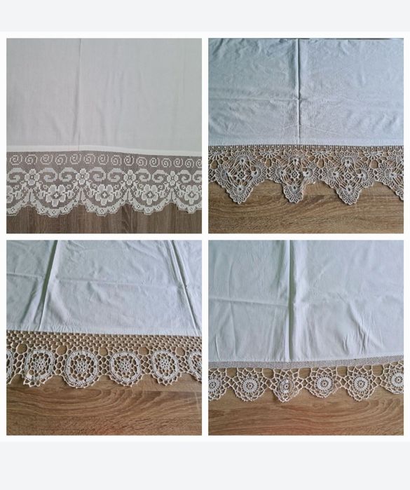 Cearceafuri/draperii vintage cusute manual