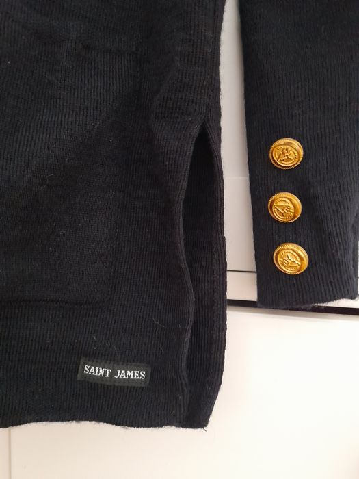 Cardigan Saint James, lana virgina 100% , nr.36-38, 120 lei