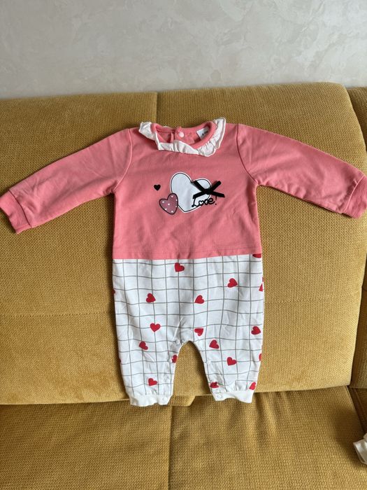 ЛОТ зимни бебешки дрешки за момиче 6-12 месеца NAME IT, H&M