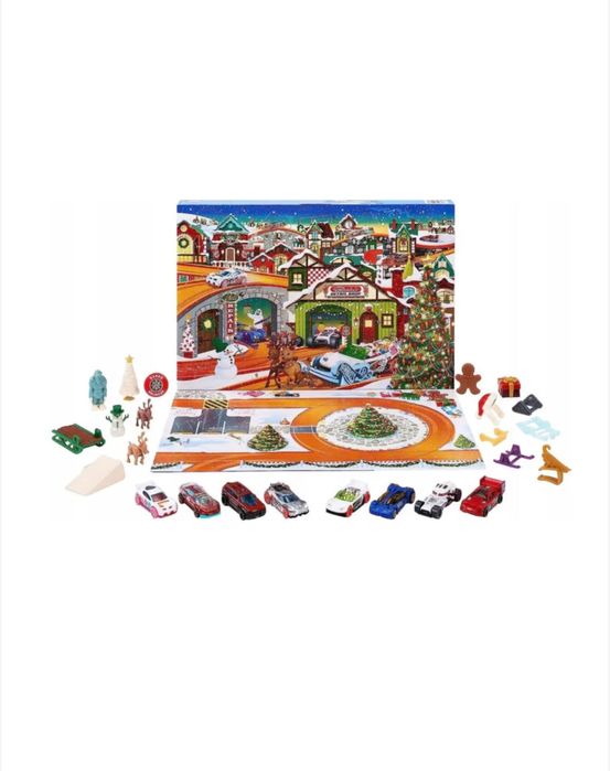Set de Sarbatori Hot Wheels Calendar Advent cu 24 Surprize