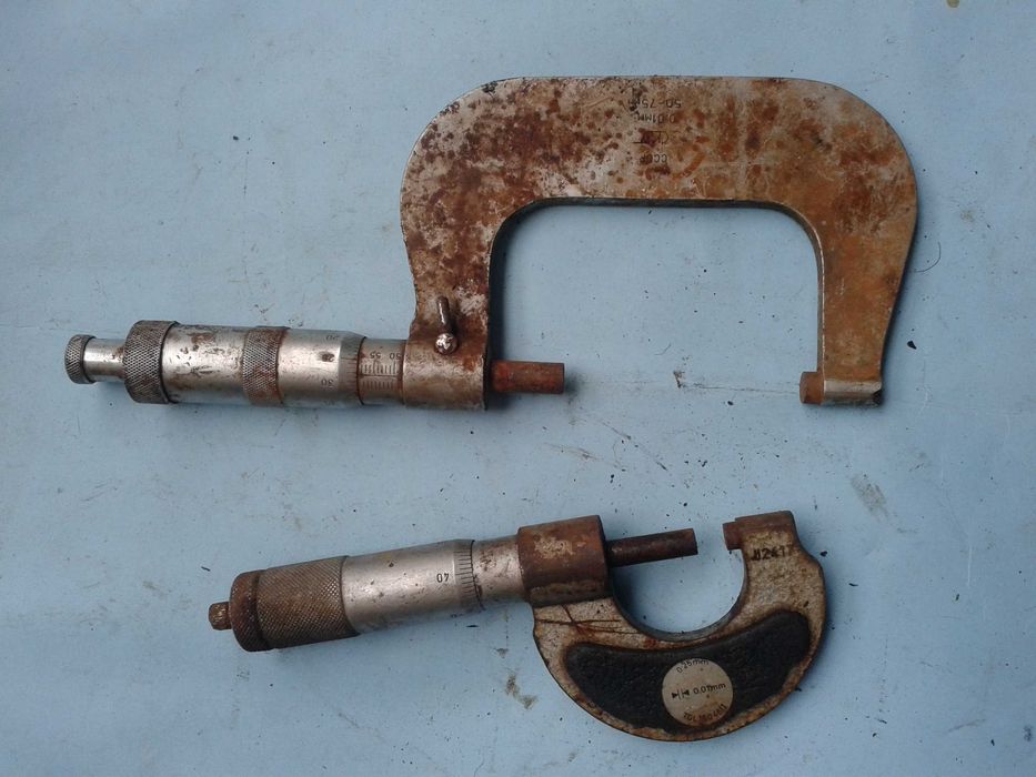 -осцилоскоп оливерници със оксидация , кошница  макара ,микрометри