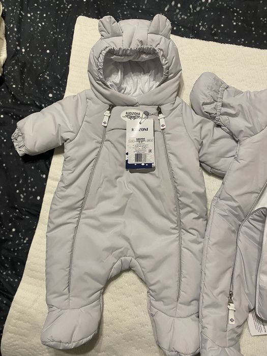 Детские комбинезоны Kidzoni с ушками, новые