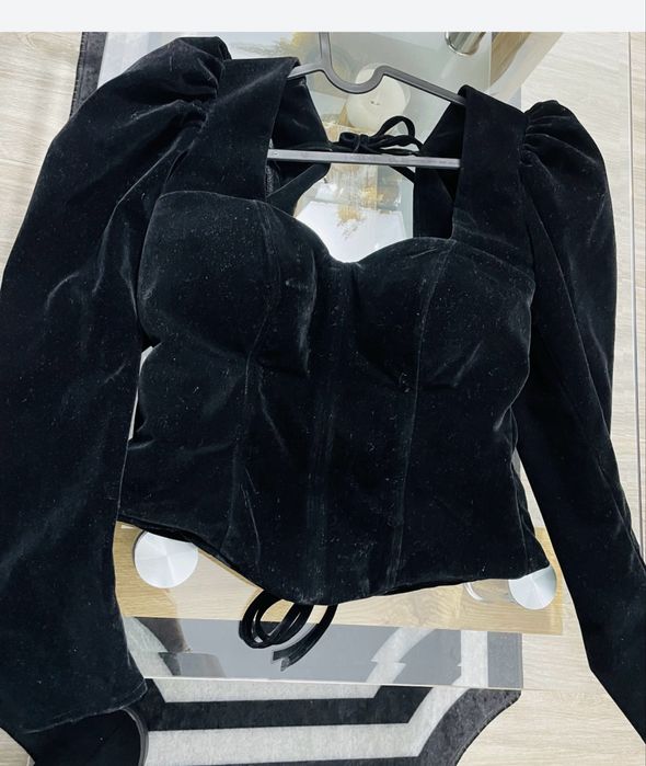 Corset din catofrs neagra   Shoproyal.ro