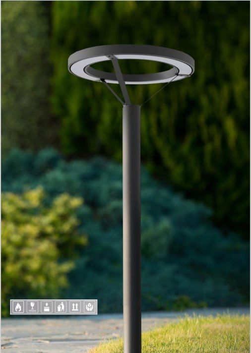 LED Столб светильник освещение 3-4м Stolba  Уличный фонарь hi tech