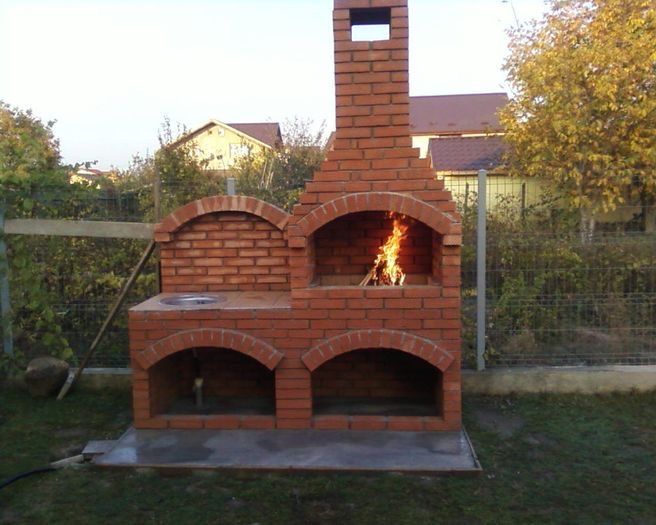 Execut gratare din caramida-cascade curgatoare-fantani