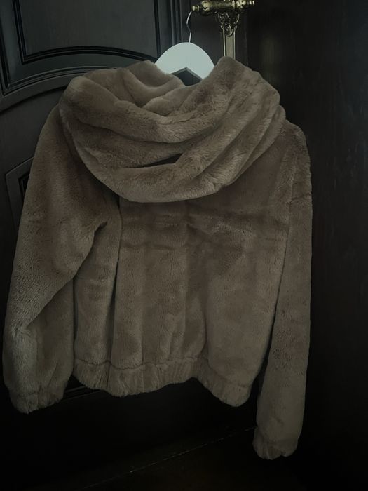 пухено яке кафяво