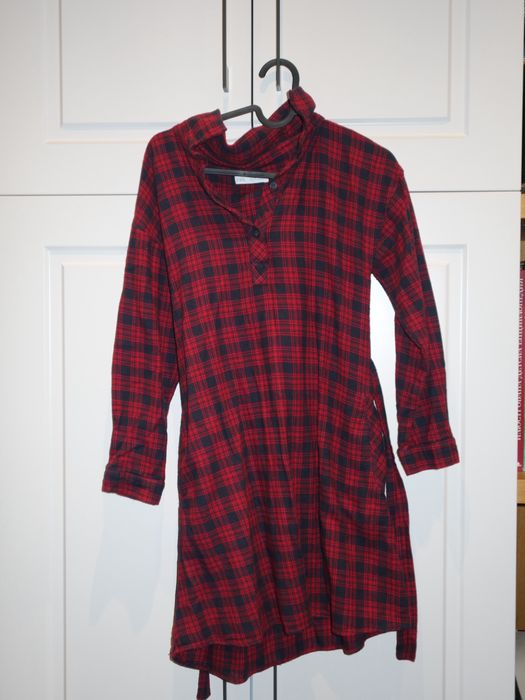 Червена карирана рокля ZARA 13-14 yrs