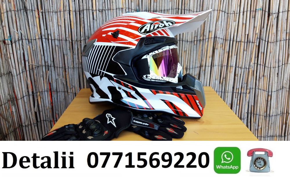 Casca atv bicicleta cross ochelari manusi moto enduro  downhill