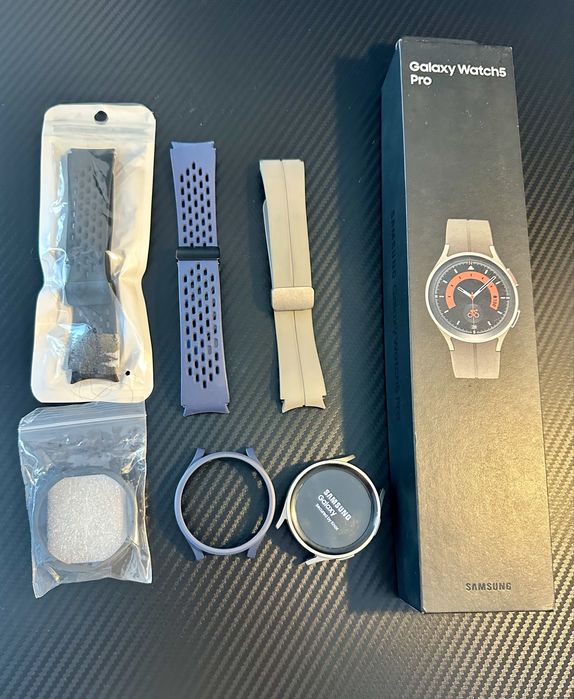 Samsung Watch 5 Pro, 45mm, LTE, Gray Titanium, impecabil