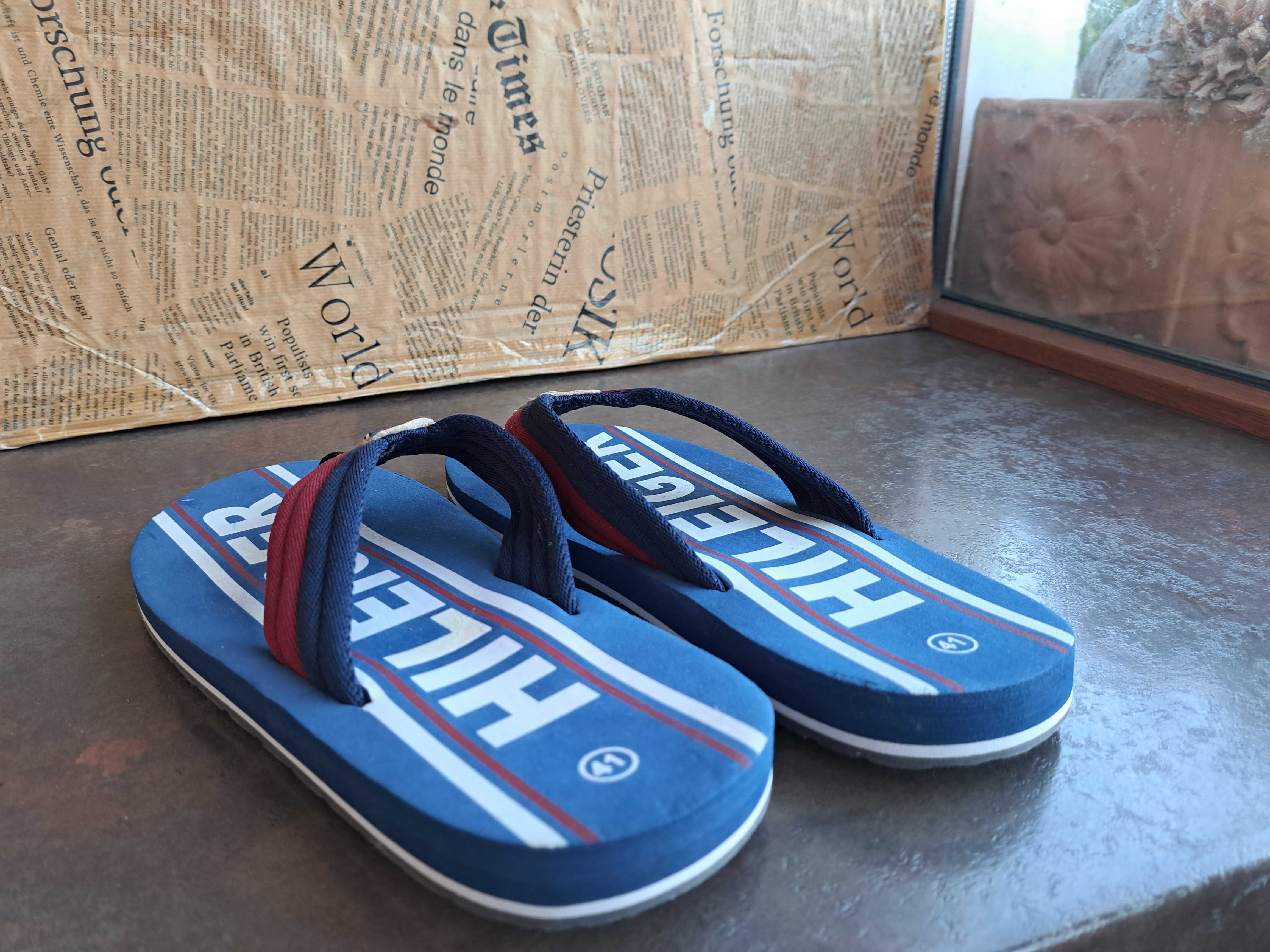 мъжки чехли,летни обувки,джапанки,Tommy Hilfiger,номер 41,5