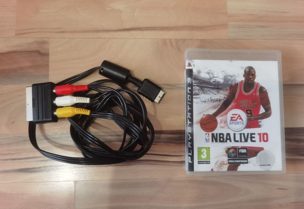 Consolă de colectie Sony Playstation 3 PS3 cu 2 manete si joc NBA ps 3