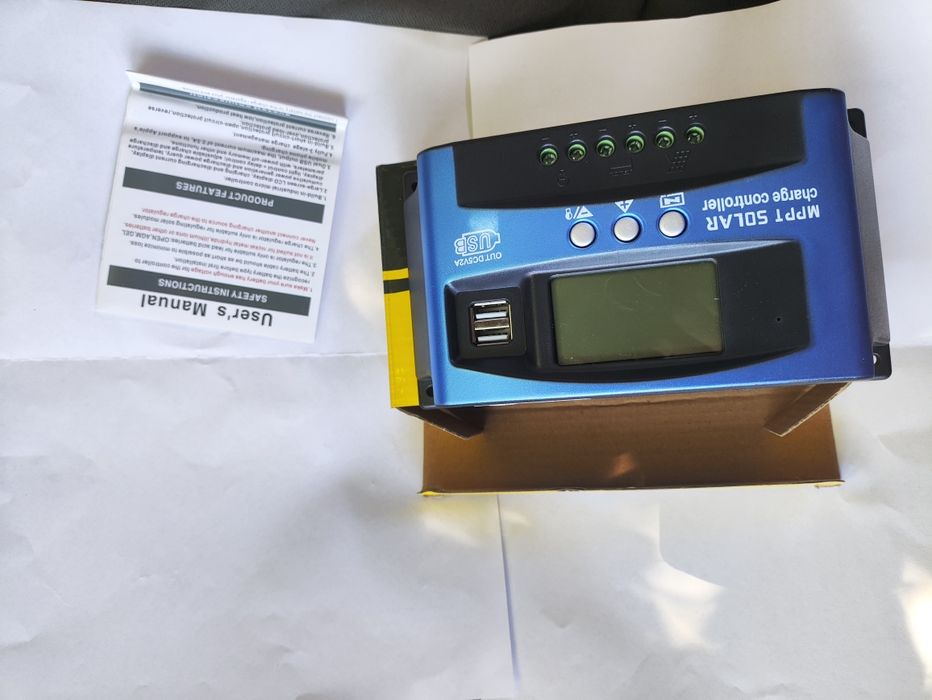 Controler pentru panou solar MPPT, 12/24 V, 100 A
