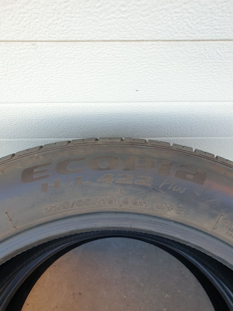 Летни гуми за СУВ 2 броя BRIDGESTONE Ecopia HL422 225 55 R19 дот 3721